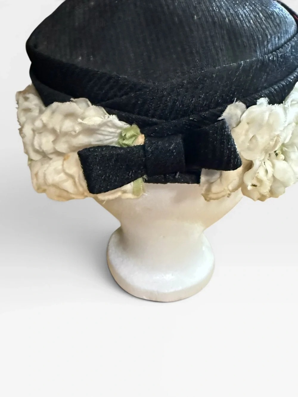Vintage Floral Pillbox Hat